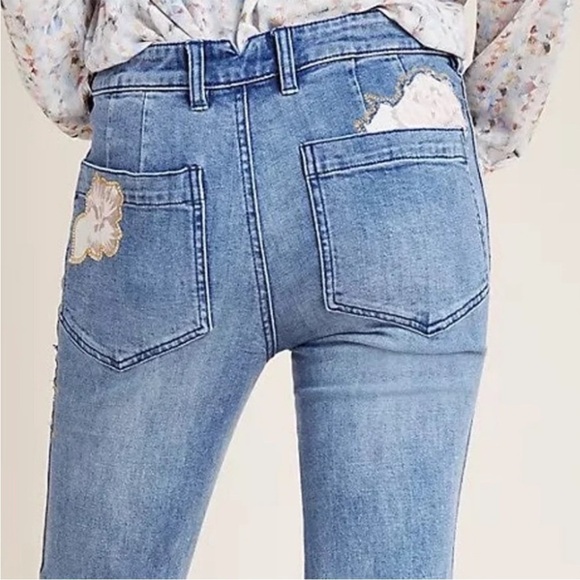 Anthropologie Pilcro and the Letterpress High Rise Bootcut Jeans Sz 27 - Picture 6 of 12